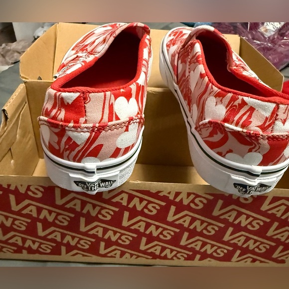 VANS ASHER MARBLE HEARTS RED - Picture 10 of 11